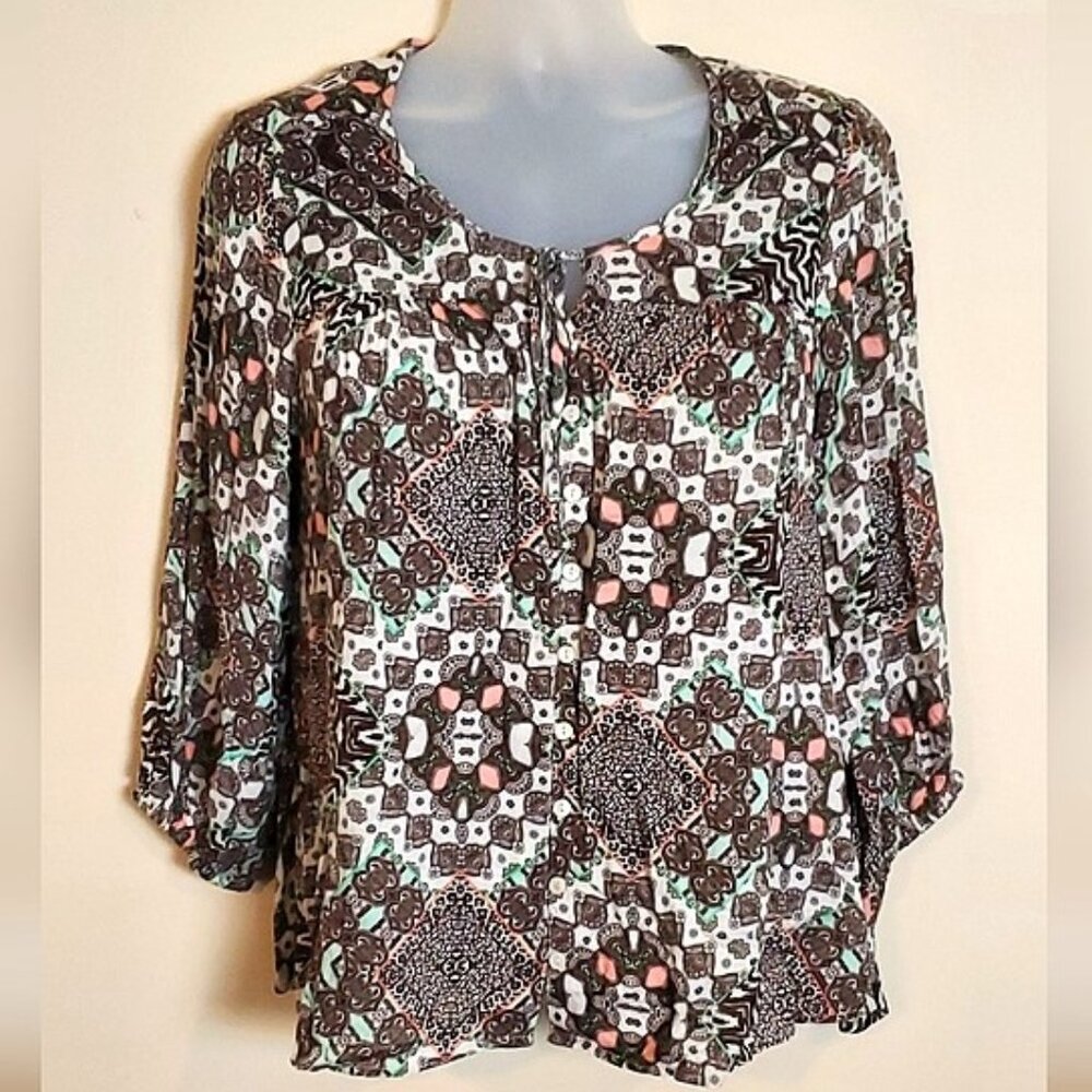 Beautiful Style & Co Blouse Like New 1X